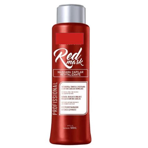 Máscara Matizadora Tonalizante Vermelho Red 500ml Juca Cosmeticos