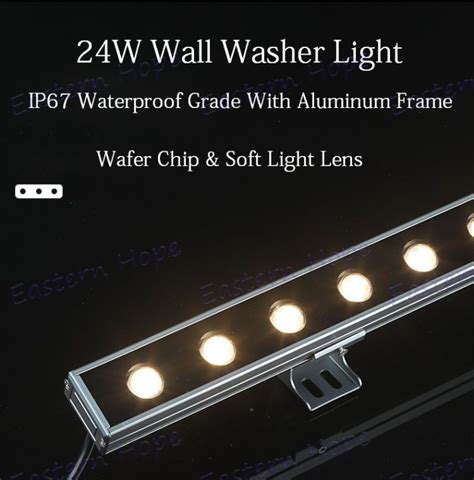 2pcs One Pack 24w 1meter Led Wall Washer Landscape Light Outdoor Lights Wall Linear Lamp