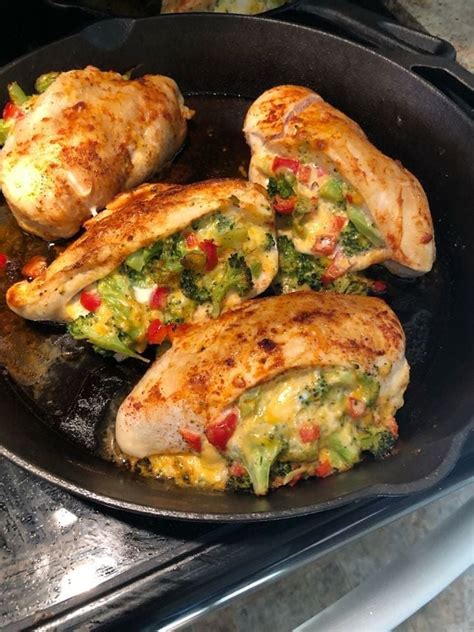 Broccoli Cheese Stuffed Chicken Breast Daily Recipes