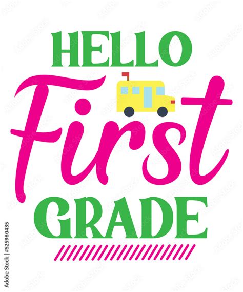 Back To School Svg Teacher Svg First Day Of School Kindergarten Svg