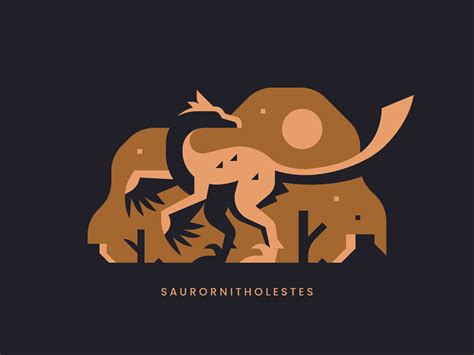 Saurornitholestes by Matt Anderson for Canopy on Dribbble