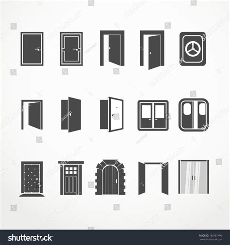 Different Doors Web Icons Collection