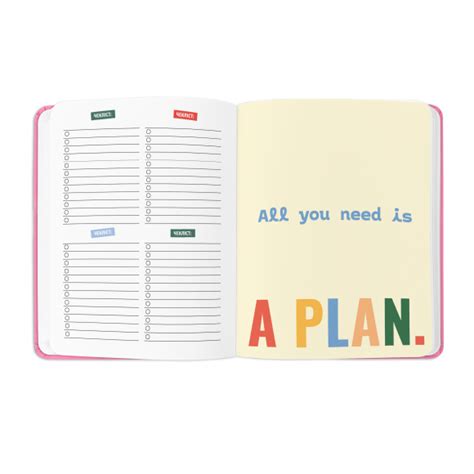 Планер «I HAVE A PLAN» рожевий ️ Купити в ORNER