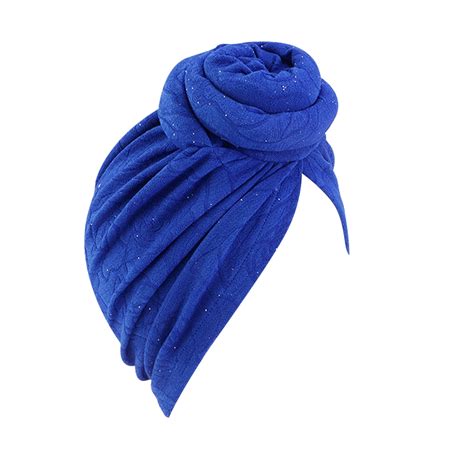 Gezhen Women Cancer Head Scarf Solid Color Hat Cap Hair Scarf Turban With Flower Knot Head Wrap