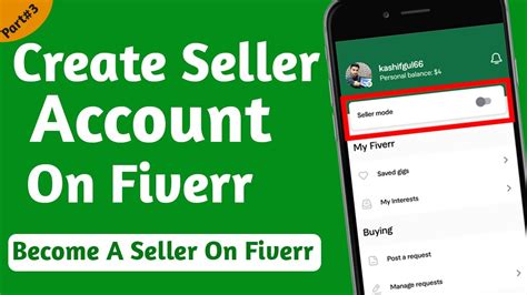 How To Become A Seller On Fiverr Create Seller Account On Fiverr