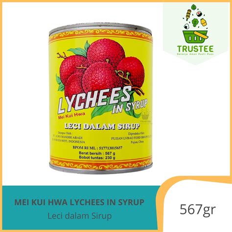 Jual Mei Kui Hwa Leci Dalam Sirup Lychee Lychees In Syrup Kaleng