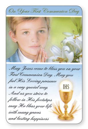 First Communion Prayer Images