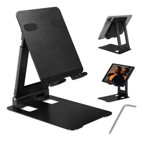 Soporte Escritorio Aluminio Ajustable Plegable IPad Tablet Cuotas Sin