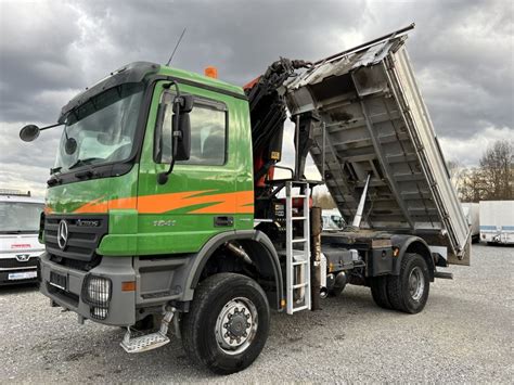 Mercedes Benz Actros 1841 4x4 Kipper Kran 2007 God