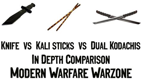 In Depth Melee Weapon Comparison Which One Is Best Melee Weapon In