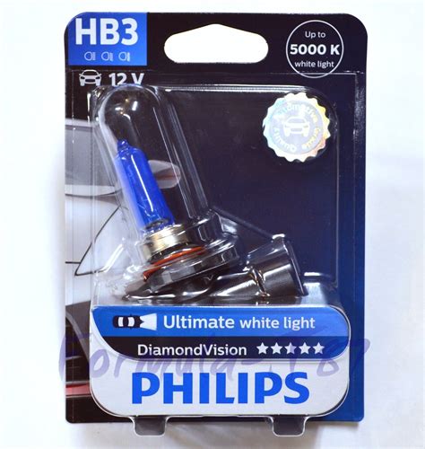 Philips Diamond White K W Two Bulbs Head Light High Beam