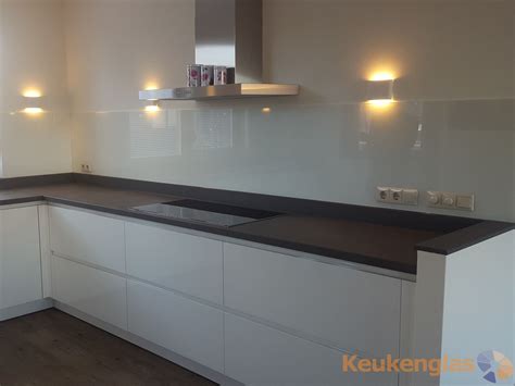 Witte Achterwand Keuken In Lochem Keukenglas