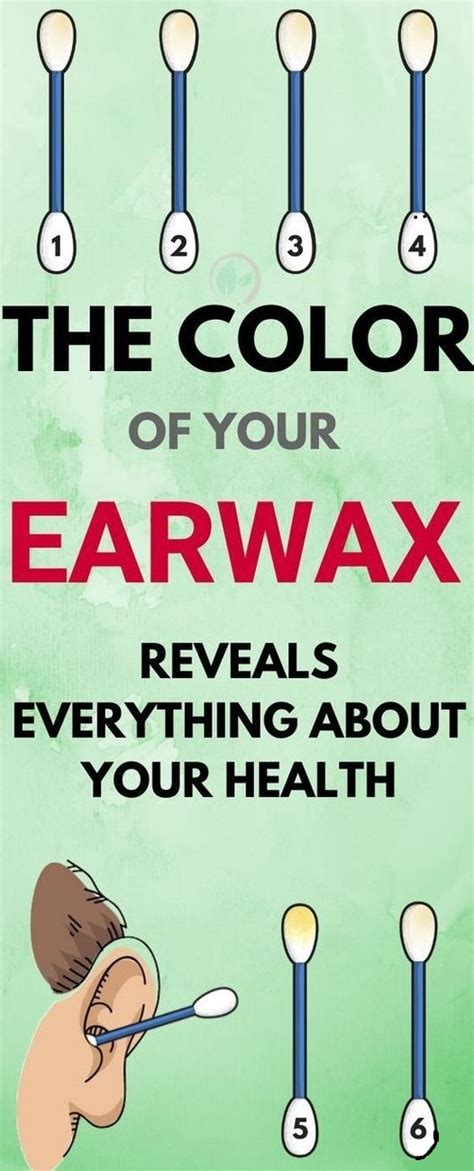 Your Earwax Can Tell How Healthy You Are What Color Is Yours