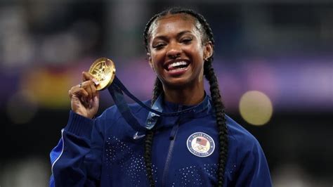 Olympic Update Masai Russell Wins Gold In Women S M Hurdles By