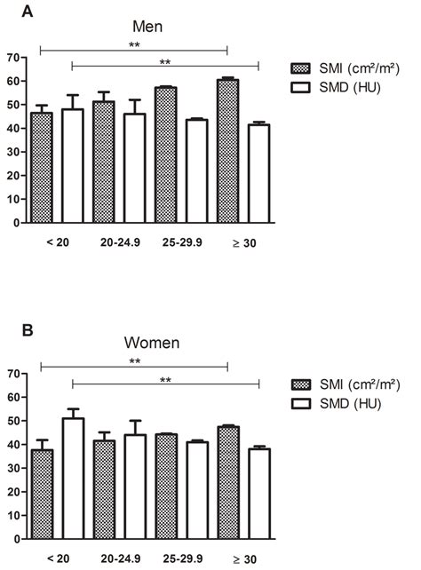 Skeletal Muscle Index Smi And Skeletal Muscle Density Smd