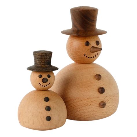 The Snowman By Spring Copenhagen Made From Beech And Walnut Danish