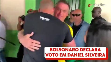 Jair Bolsonaro Declara Voto Em Daniel Silveira Para O Senado Votei Em