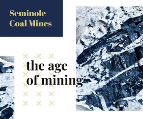 Coal Mining Enterprise Promotion Online Large Rectangle Template