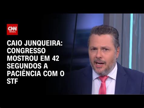 Caio Junqueira Congresso mostrou em 42 segundos a paciência o