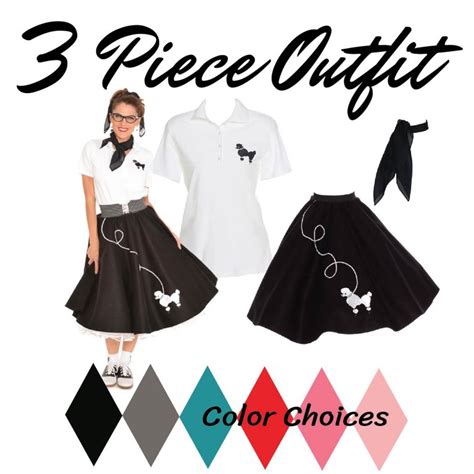 S Outfits For Every Occassion Poodle Skirts Poodle Tops More