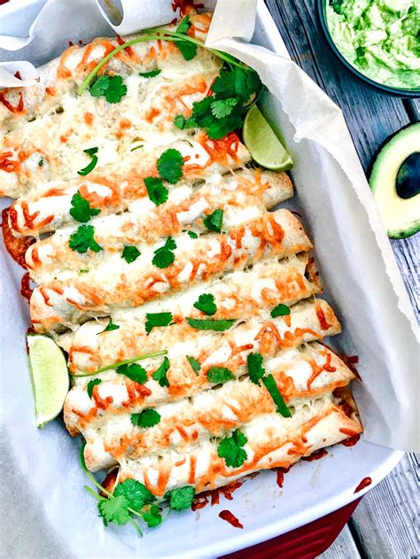 Cheesy Oven Baked Chicken Taquitos Home Baked Heart