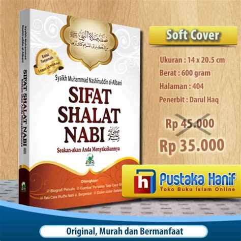 Jual Buku Buku Sifat Shalat Nabi Syaikh Nashiruddin Al Albani