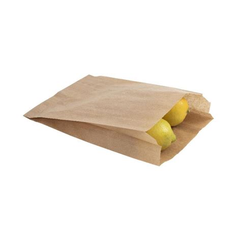 Sachet pour Fruits et Légumes en Kraft Brun 170 x 60 x 260 mm