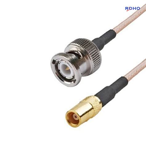 Low Loss Mcx Female Jack To Bnc Male Connector Cable Assembly With Rg316 Coaxial Cable Cable