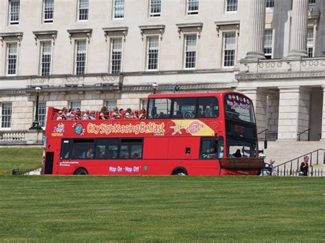 Hop on Hop Off Bus in Belfast Editorial Photo - Image of public ...