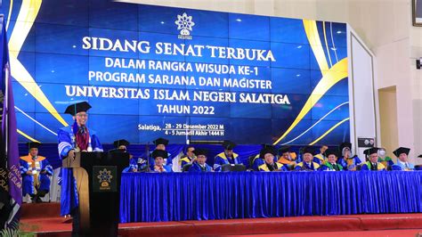 Gelar Wisuda I Setelah Alih Status UIN Salatiga Luluskan 1636