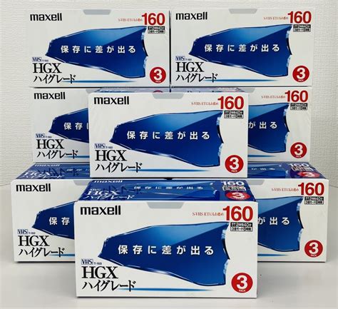 【未使用】未使用 未開封 Maxell Hgx ハイグレード 160 Vhsビデオテープ 30本 まとめての落札情報詳細 ヤフオク落札価格