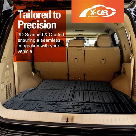 3 Pcs Boot Liner And Floor Mats For Lexus Lx Series Lx500d Lx600 2021