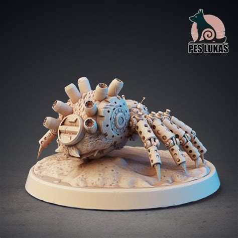 3D Printable Mechanical Spider By Pes Lukas