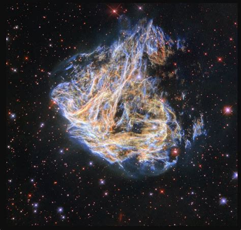 Hubble Faz Imagem Impressionante De Uma Remanescente De Supernova Na