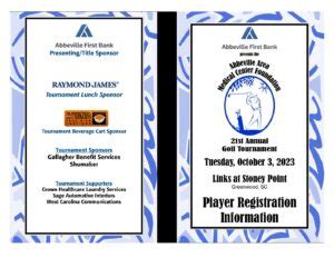 Aamc Foundation Golf Tournament Player Registration Form