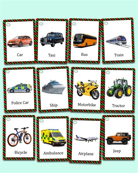 Buy The Best Transport Flashcards for preschool 2022 | Zstore UK