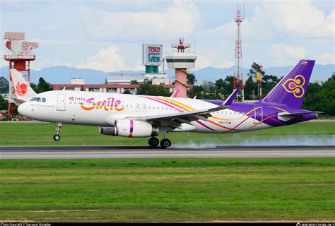 HS TXM Thai Smile Airbus A320 232 WL Photo By Teerawut Wongdee ID