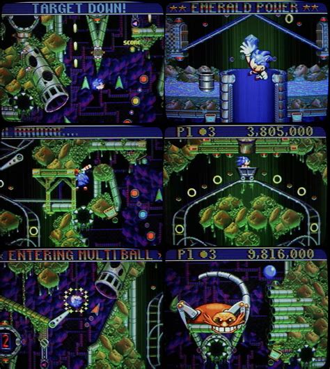 Sonic Spinball Maps