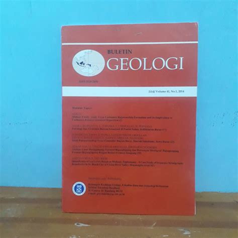 Jual BULETIN GEOLOGI VOL 41 NO 1 2014 Kab Bantul Finco Books Store