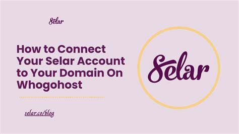 How To Connect Your Selar Account To Your Domain On Whogohost