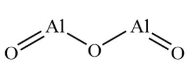 Draw the appropriate Lewis structure for the ionic compound Al2O3 ...