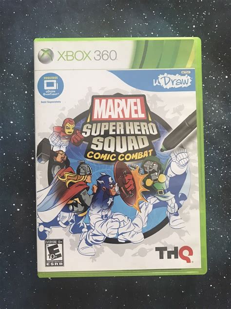 Marvel SuperHero Squad Comic Combat Xbox 360 UDraw 2011 Preowned