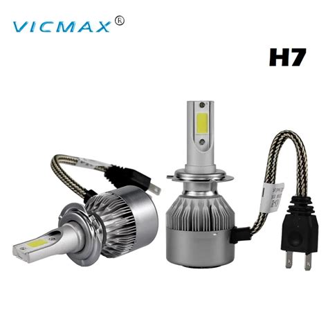 VICMAX C6 2X H7 Led Car Headlights H4 H11 H8 H9 H1 H3 9005 Hb4 9004