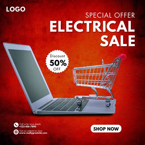 Copy Of Electronics Gadgets Appliance Sale Templates Postermywall