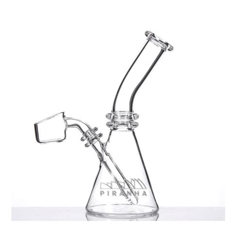 Piranha Quartz Beaker W Banger Nail The Vapelife Store