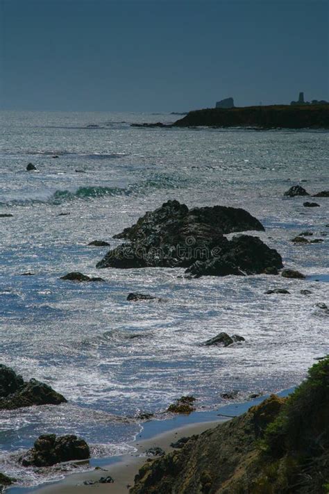 The Pacific Ocean at Point Blanca Stock Photo - Image of water, late ...