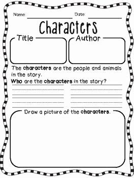 50 Elements Of Plot Worksheet