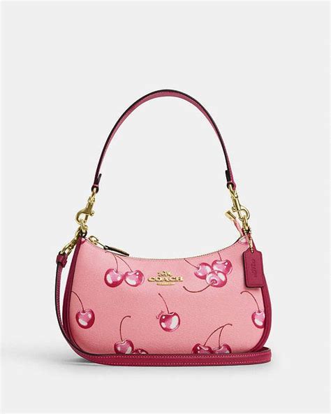 Teri Shoulder Bag With Cherry Print COACH OUTLET In 2024 Bags