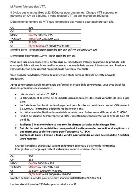 Comptabilité Bac PRO Cours et Annales Corrigées de Compta