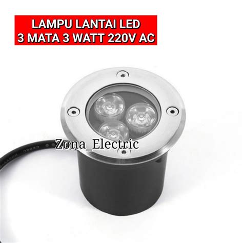 Jual Lampu Lantai Led Mata Watt V Ac Step Light Outdoor Uplight